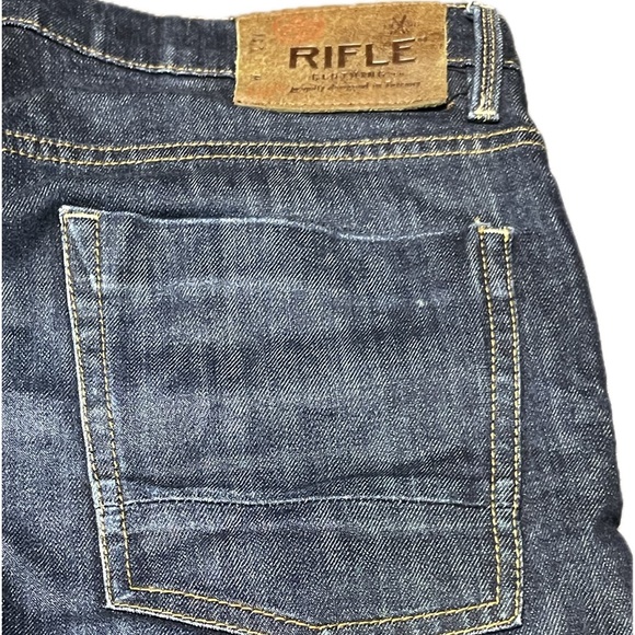 Men jeans dark blue size 30 skinny fit 99% cotton 1% elastane - Picture 4 of 5